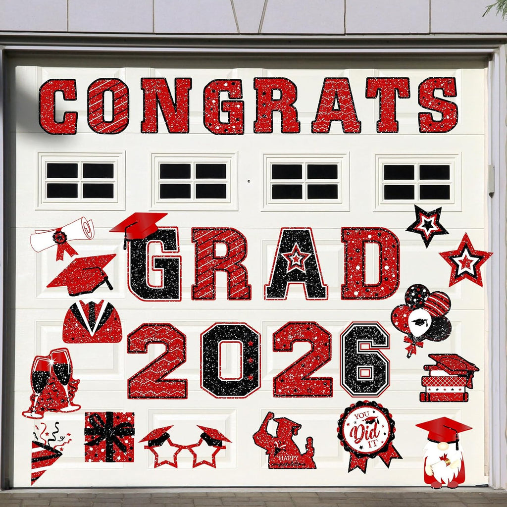 2026 Grad Magnets – 30Pcs Set for Celebration Decor🧲(Cars, Fridges & More)