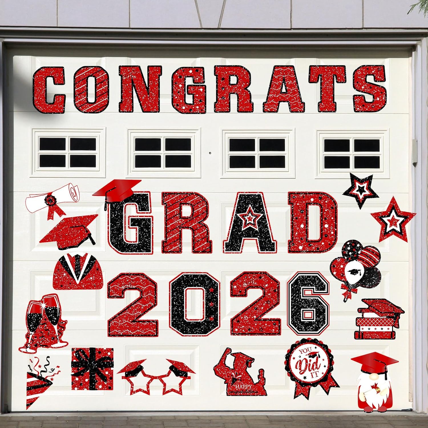 2026 Grad Magnets – 30Pcs Set for Celebration Decor🧲(Cars, Fridges & More)