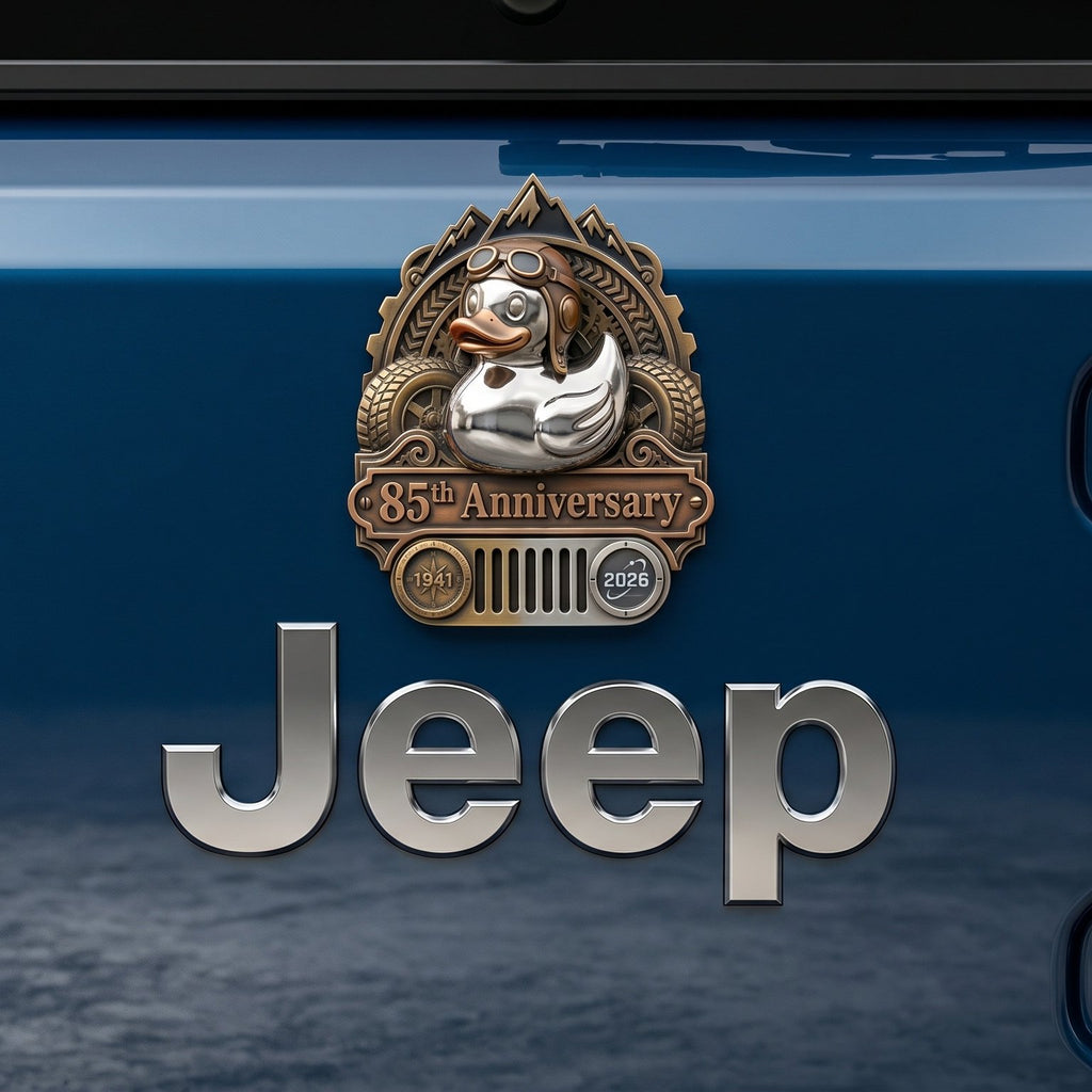 🦆Jeep 85Th Anniversary Rubber Duck Badge