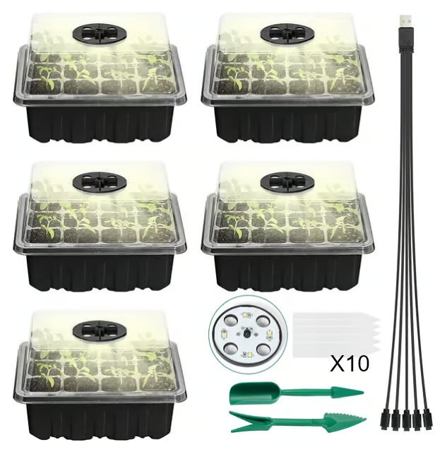 Seed Starter Trays with Grow Light