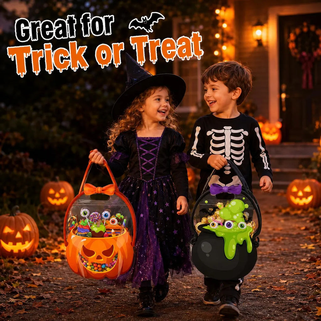 🎃Halloween Bags Plastic Halloween Goodie Bags