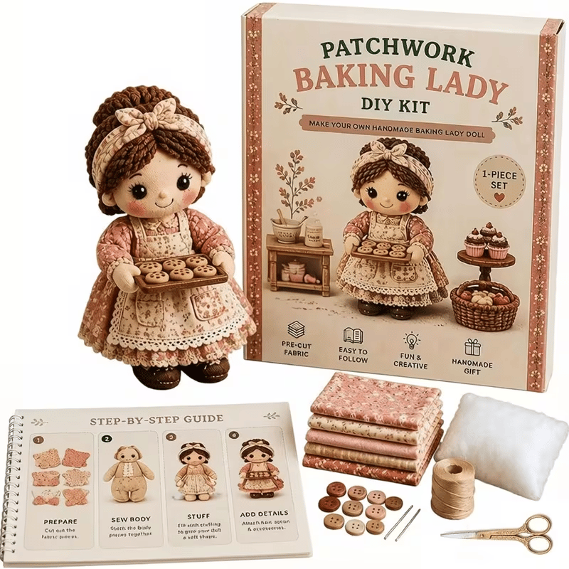 🧵Patchwork DIY Doll Kits – Handmade Fun & Creativity