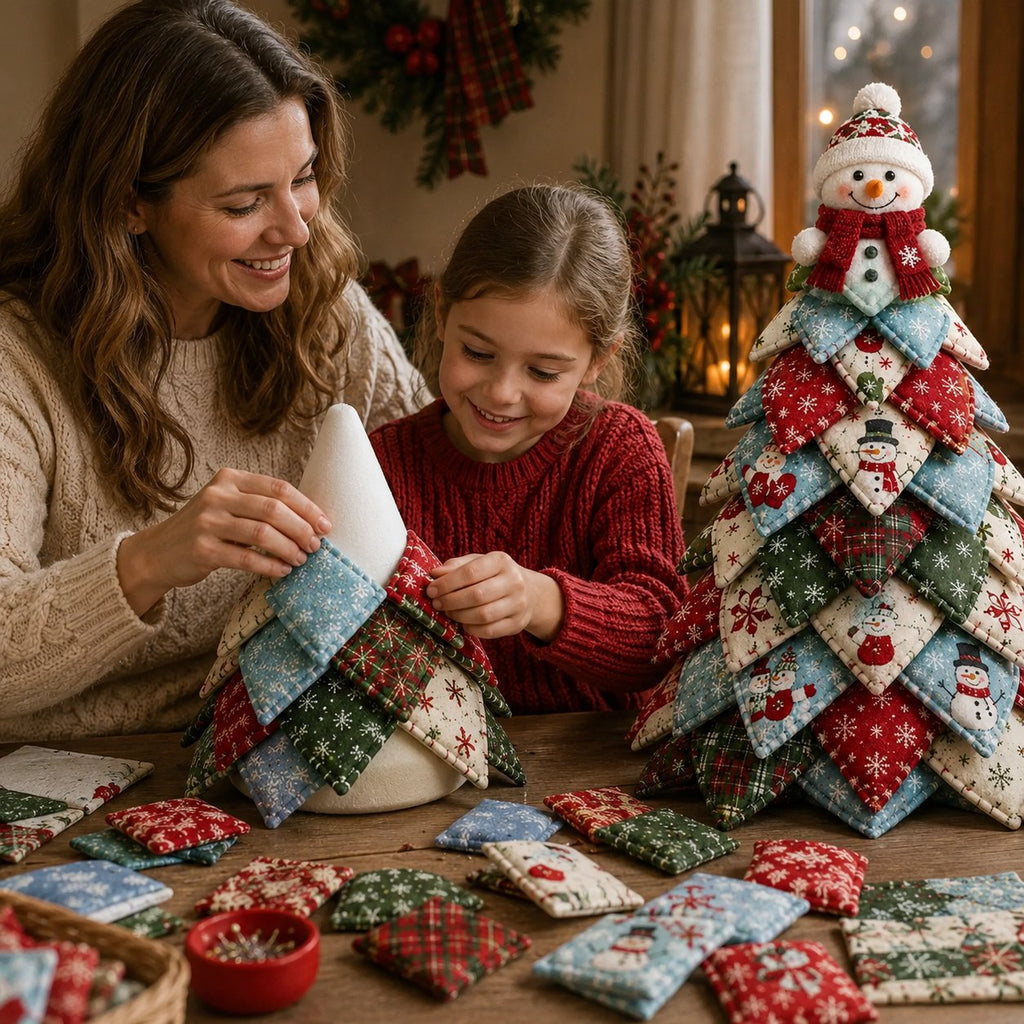 🎄Beginner-Friendly DIY Quilted Christmas Tree Kit | Complete Kit with All Tools & Step-by-Step Guide Included