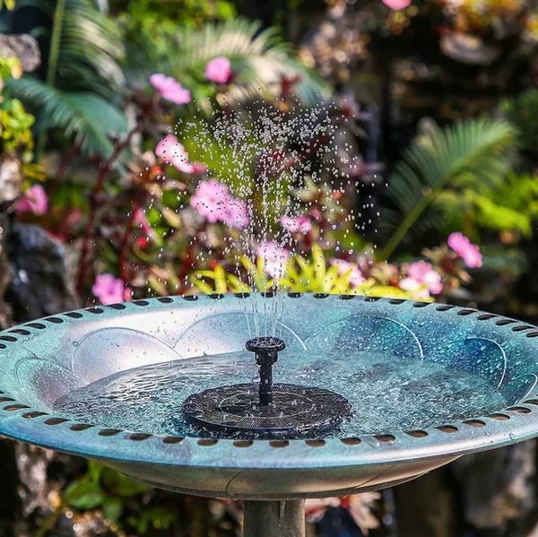 ☀️Solar Bird Bath Fountain Pump with 4 Nozzles