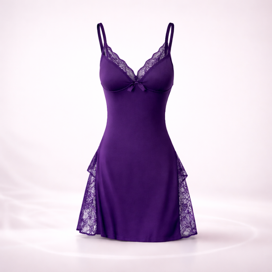 NightMuse💋Lace V-Neck Nightgown