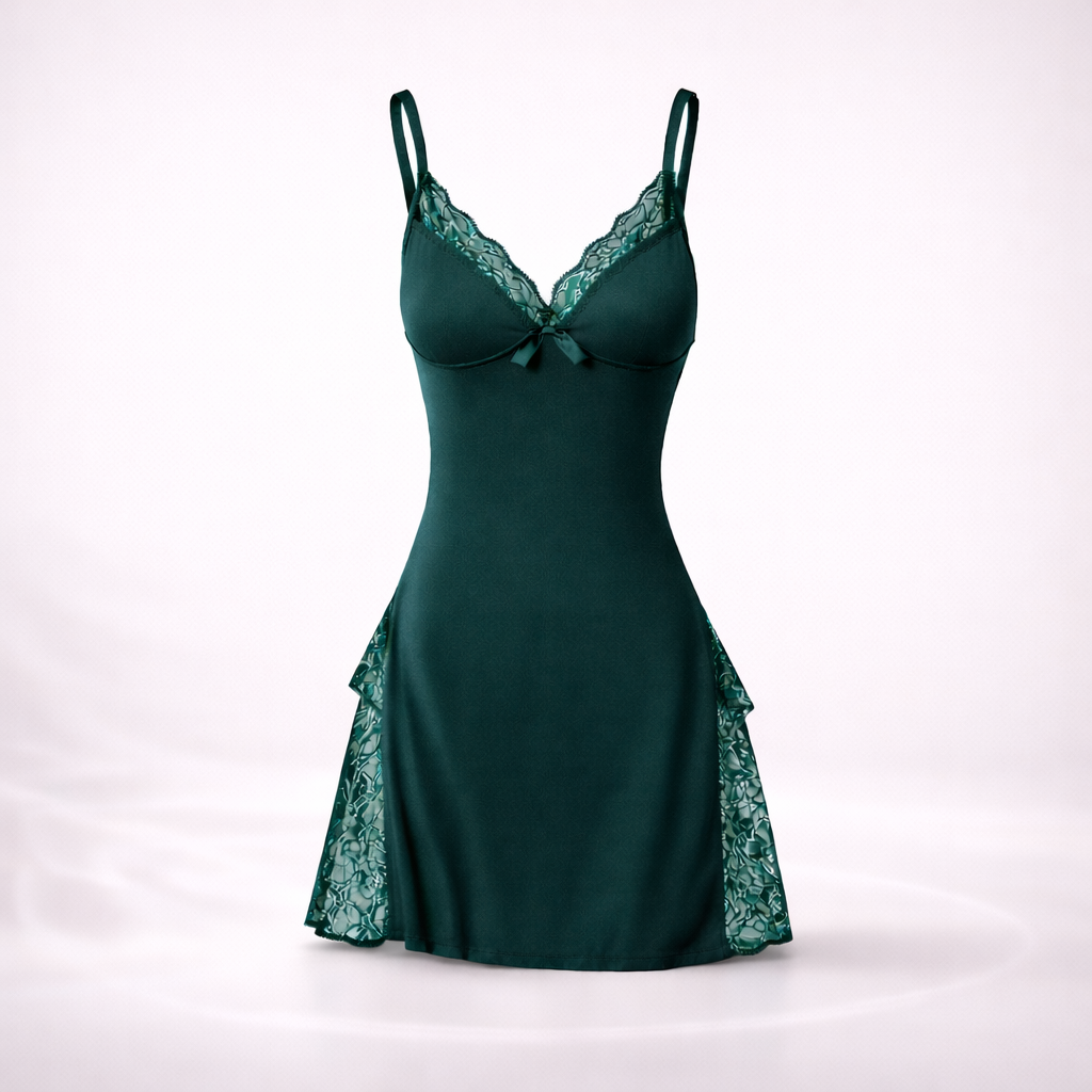 NightMuse💋Lace V-Neck Nightgown