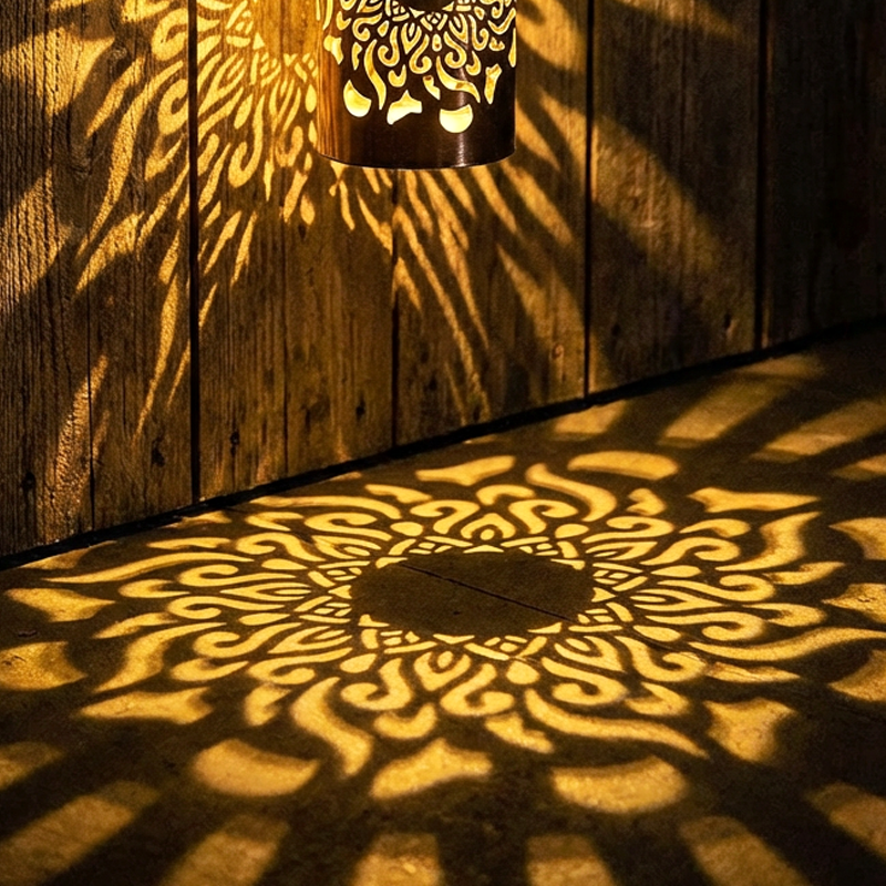 Solar Mandala Light for Garden & Patio