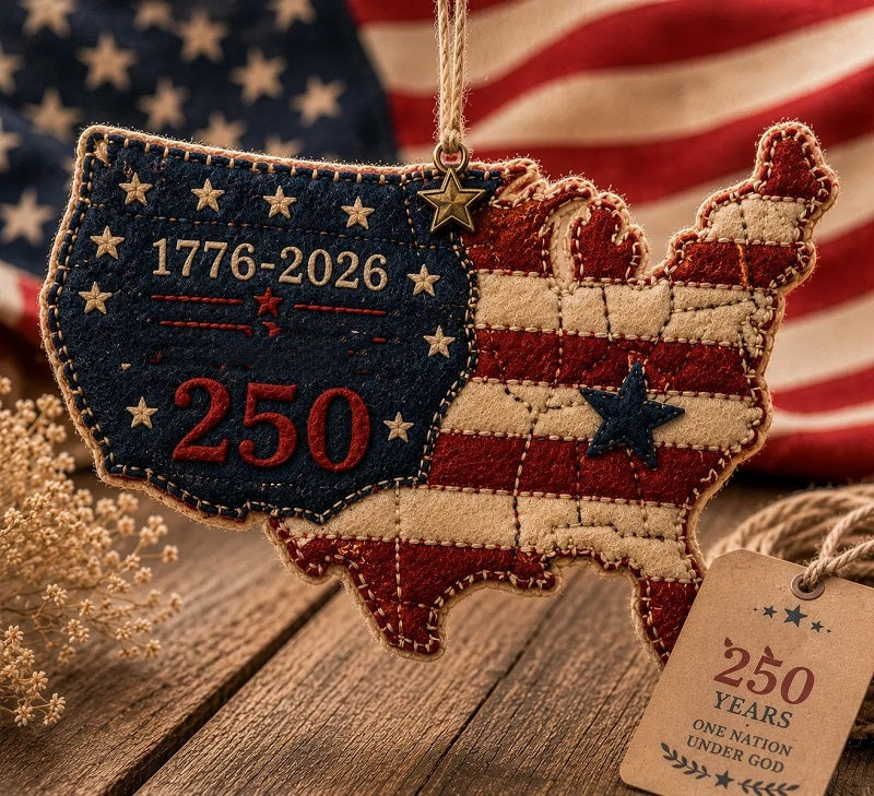 ✝️DIY Patriotic Poppy Cross Ornament Kit