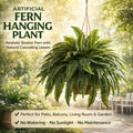 Artificial Hanging Fernplant-Effortless Greemery For Home&Garden