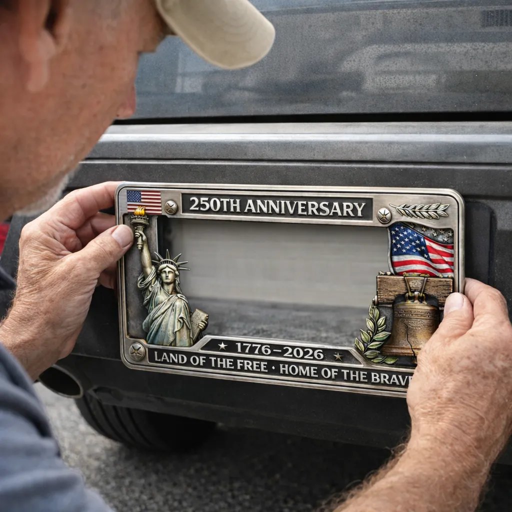 250th Anniversary Commemorative License Plate Frame🗽