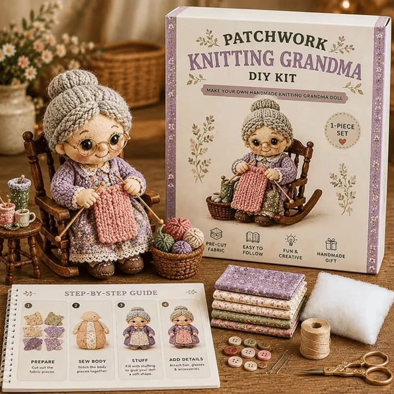 🧵Patchwork DIY Doll Kits – Handmade Fun & Creativity
