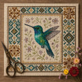 🐦 Hummingbird Cross Stitch Kit