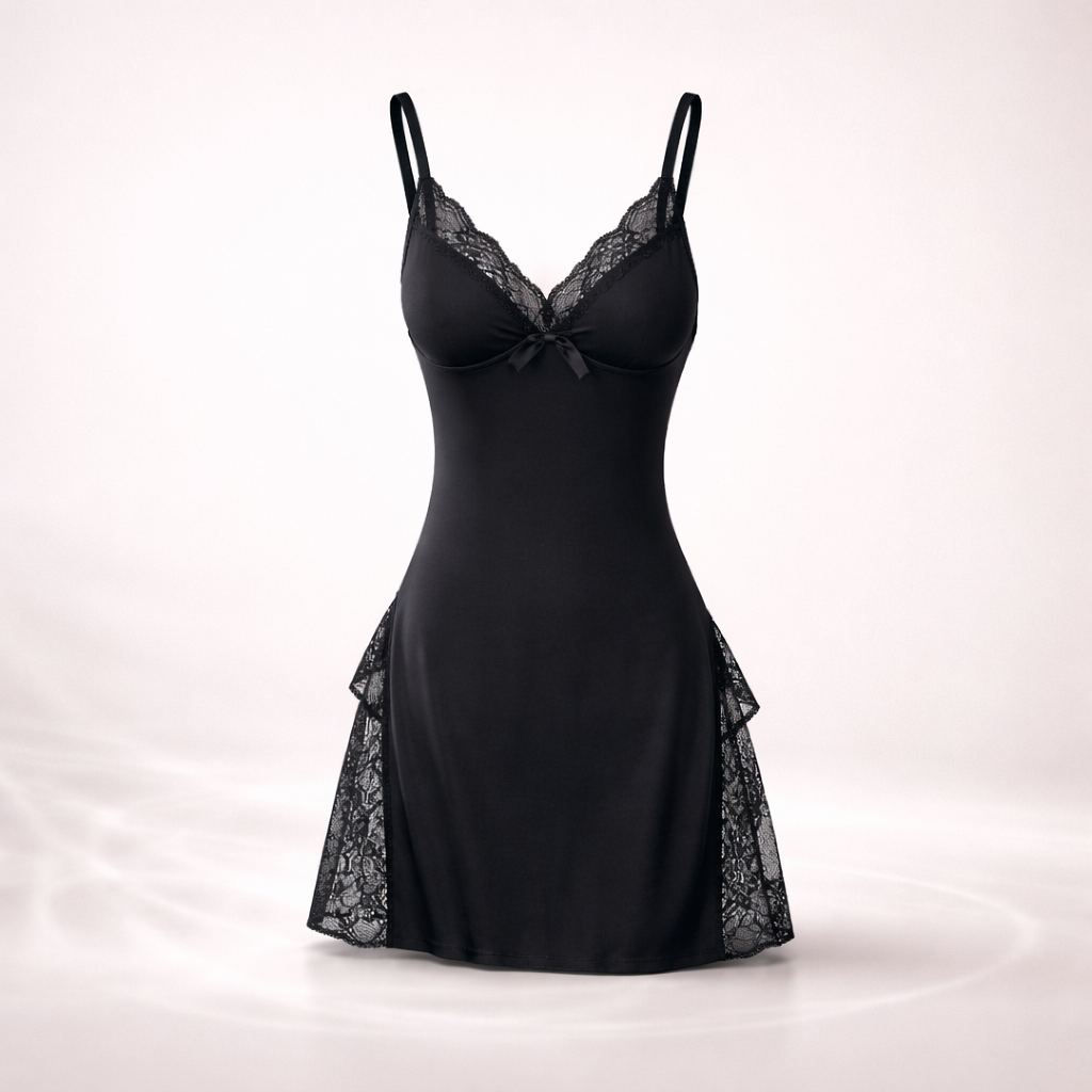 NightMuse💋Lace V-Neck Nightgown