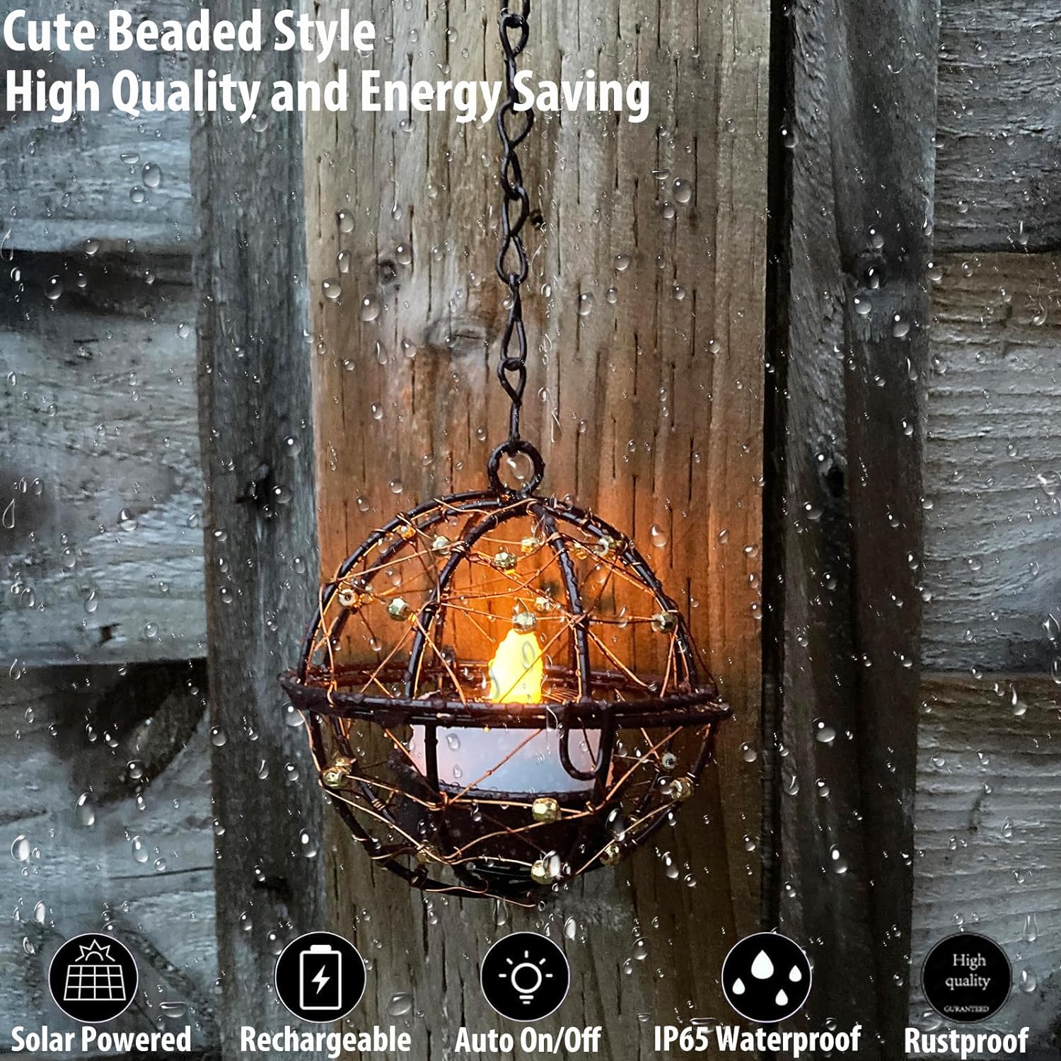 Outdoor Solar Hanging Lanterns