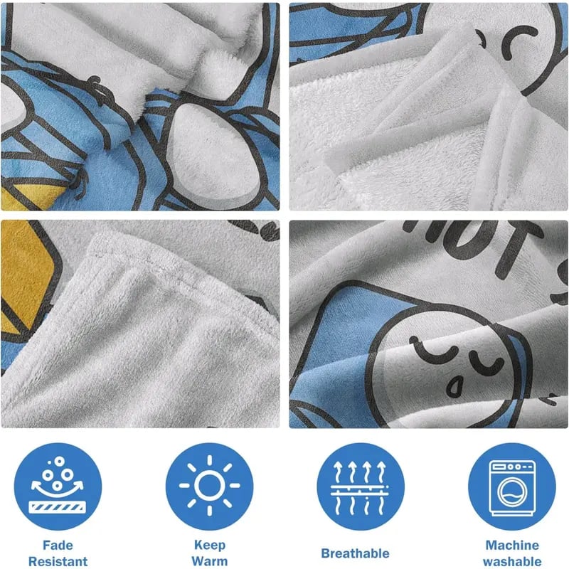 🔥Dad Is Not Sleeping Funny Flannel Blanket