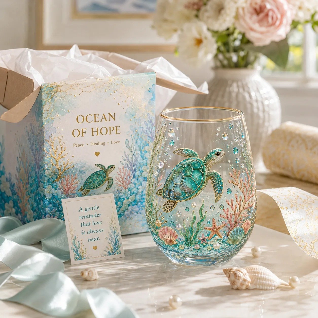 Limited Edition 2026 Garden Morning Bliss Glass Tea Cup☀️☕