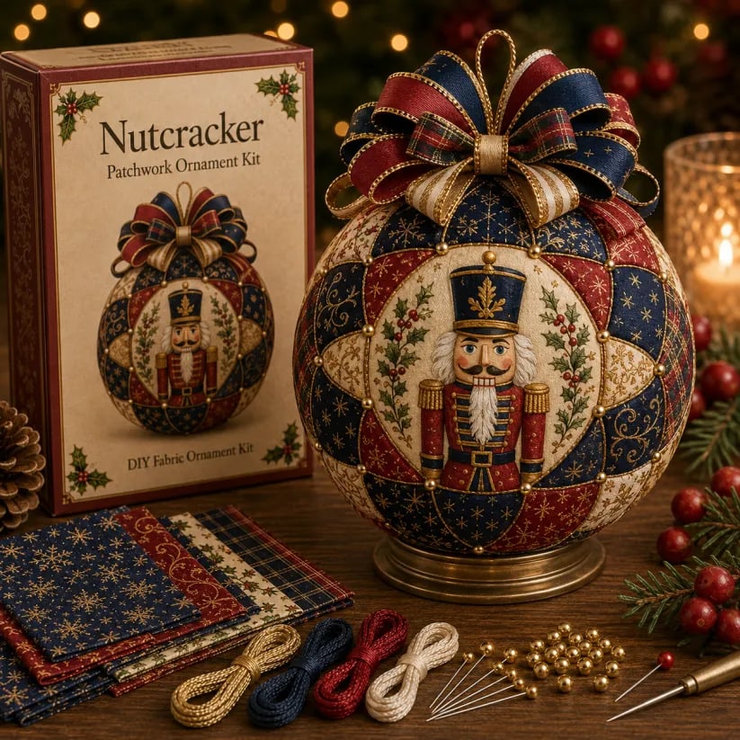 🎄Christmas Classics Patchwork Ornament DIY Kit