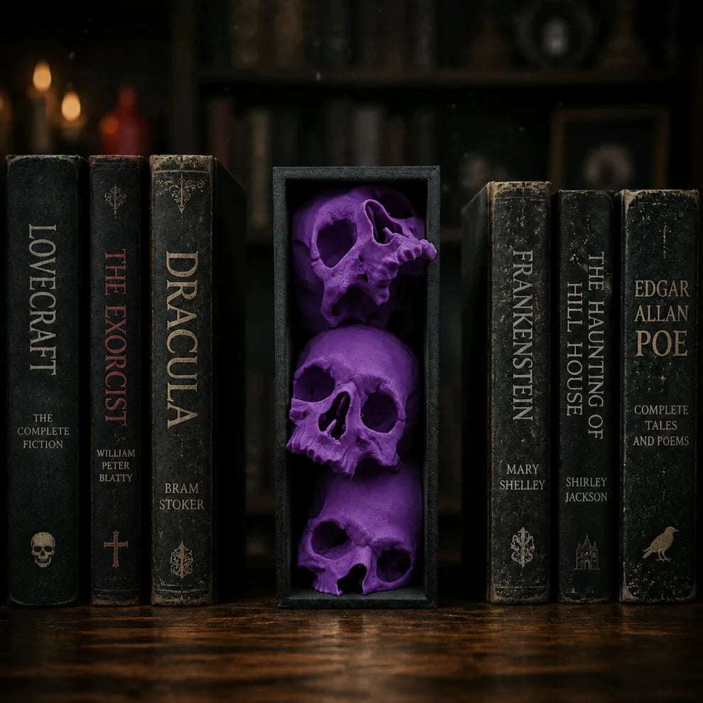 💀Pile of Skulls Book nook📚Turn an Empty Shelf Into a Dark Masterpiece