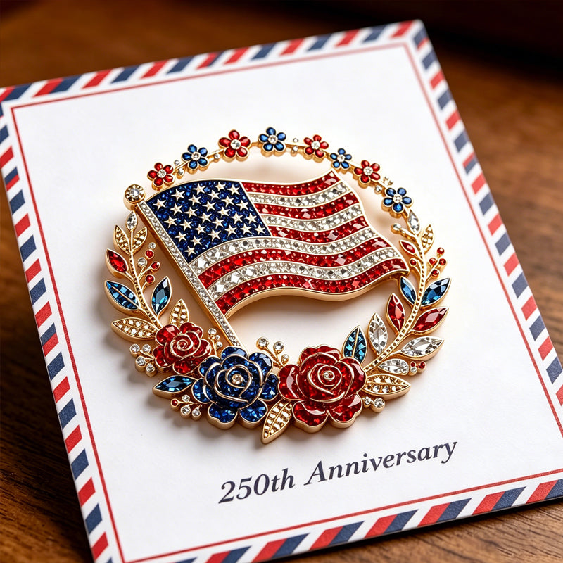 US 250th AnniversaryCommemorative Brooch