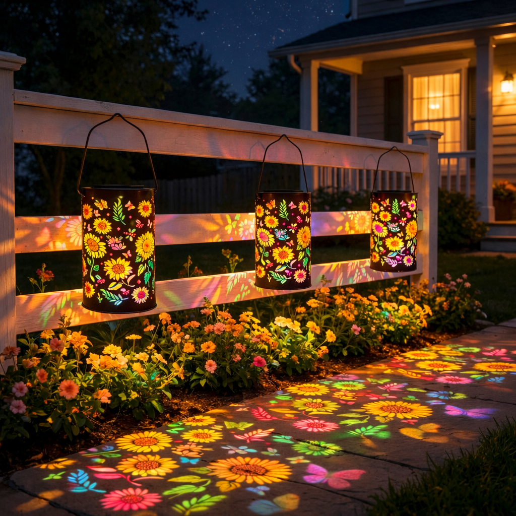 🌞Colorful Sunflower Glow Solar Garden Lantern
