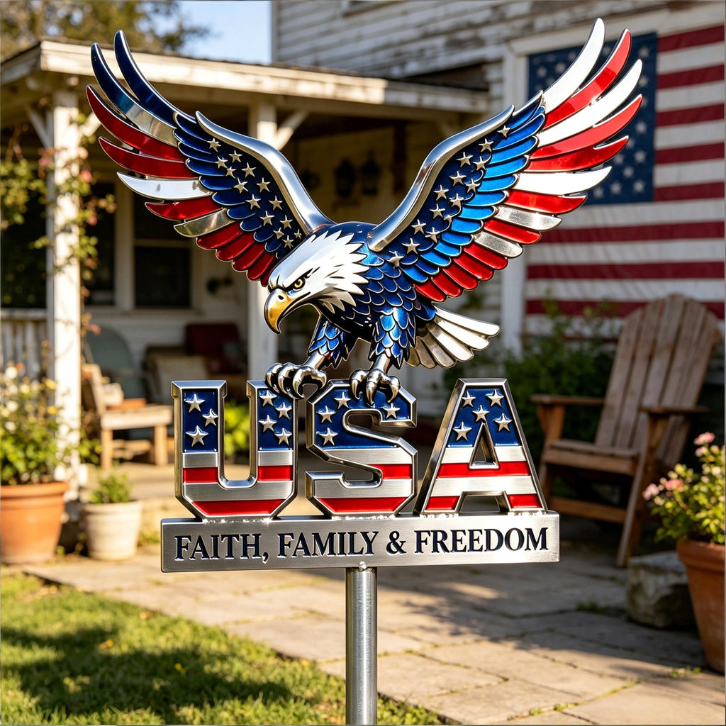 🦅American Eagle - Commemorative Metal Sign - 250th Anniversary Gift