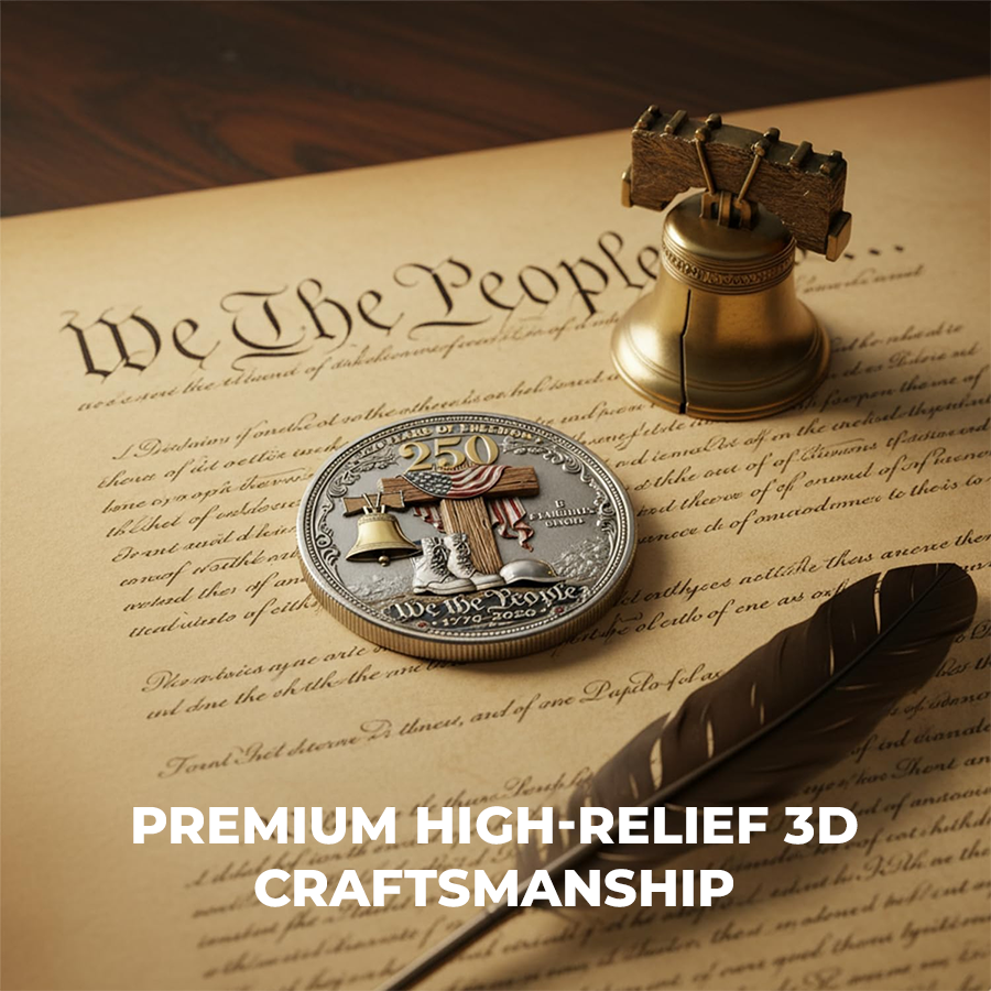 250 Years of Freedom Veteran Tribute Coin
