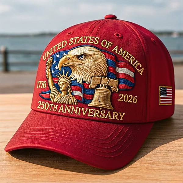 Eagle & Liberty – United States 250th Anniversary Hat✨(Breathable & Lightweight Comfort & Unisex Fit)