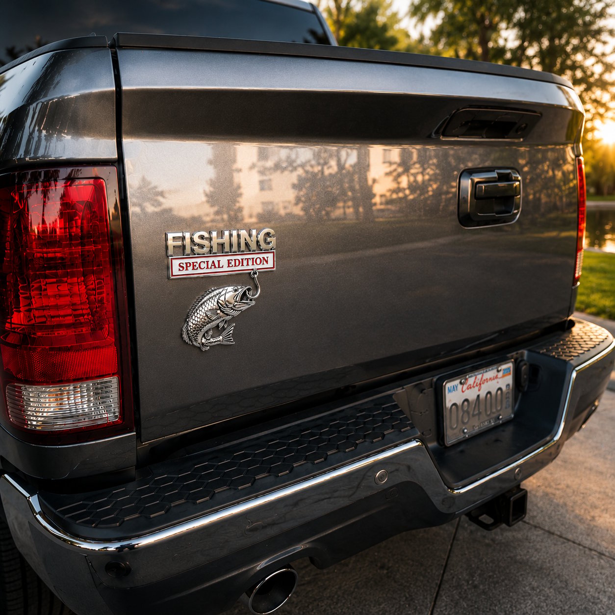 🎣 Fishing Special Edition™ Premium 3D Metal Vehicle Emblem Badge
