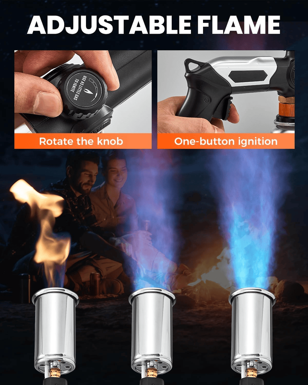 New Powerful Propane Torch -2372°F High Temp Flame(Buy 2 Free Shipping)