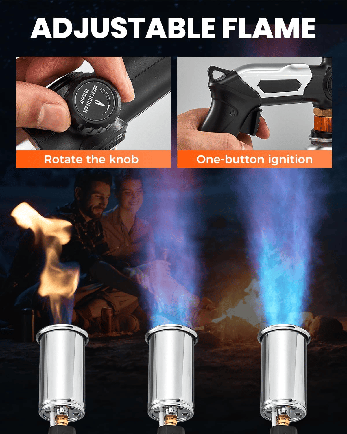 New Powerful Propane Torch -2372°F High Temp Flame(Buy 2 Free Shipping)
