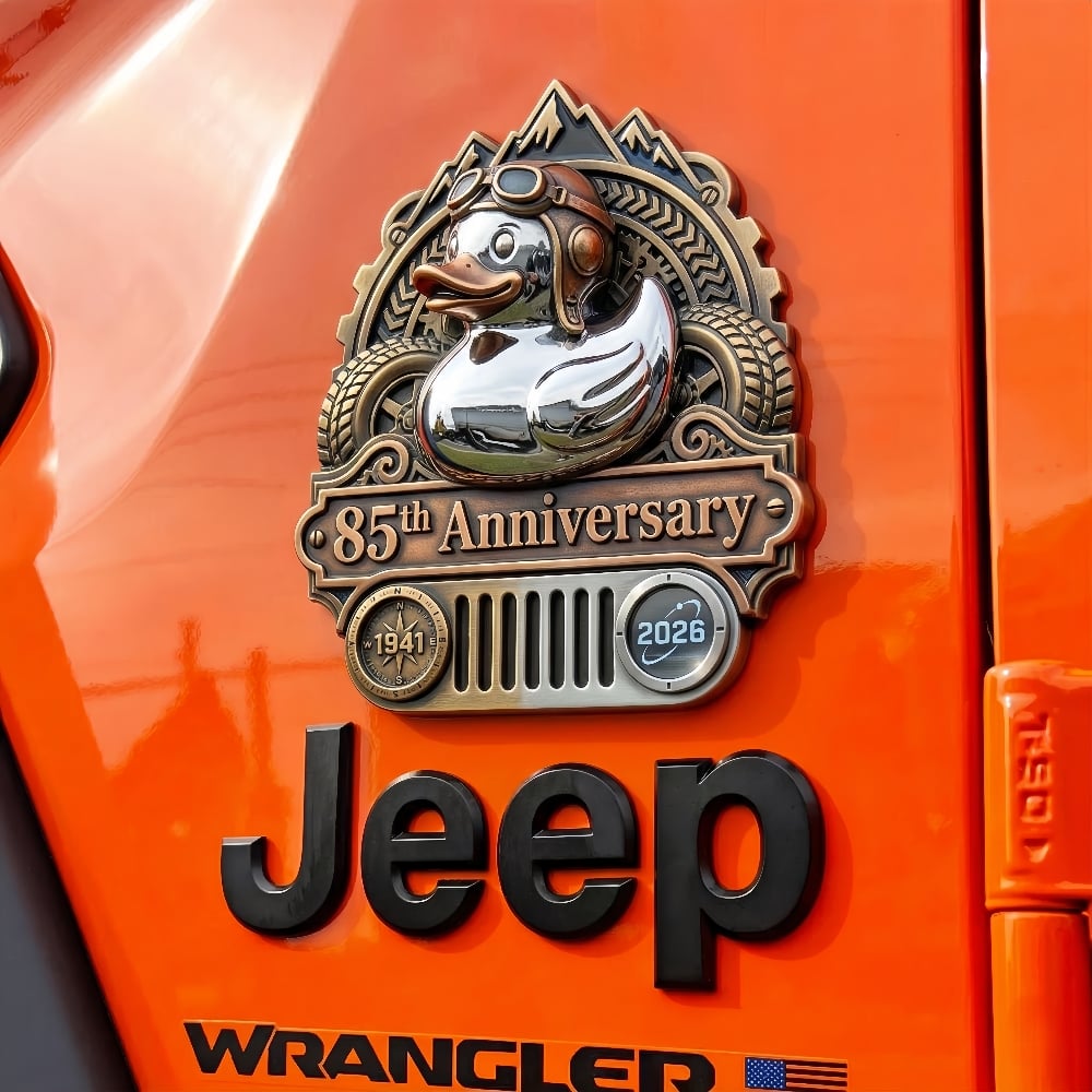 🦆Jeep 85Th Anniversary Rubber Duck Badge