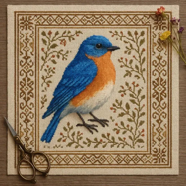 🐦 Hummingbird Cross Stitch Kit