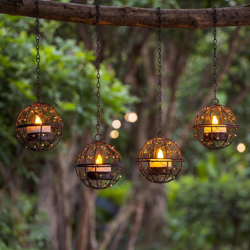 Outdoor Solar Hanging Lanterns