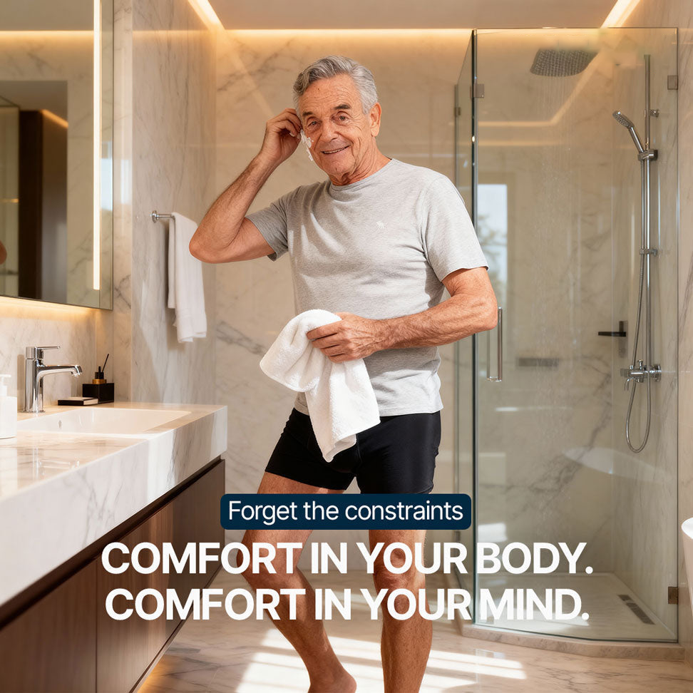 Men’s Washable Incontinence Boxer Briefs
