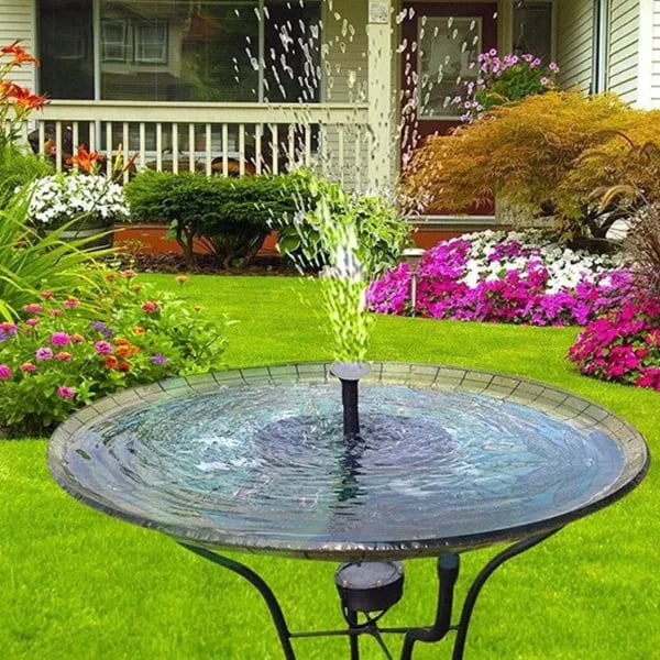 ☀️Solar Bird Bath Fountain Pump with 4 Nozzles