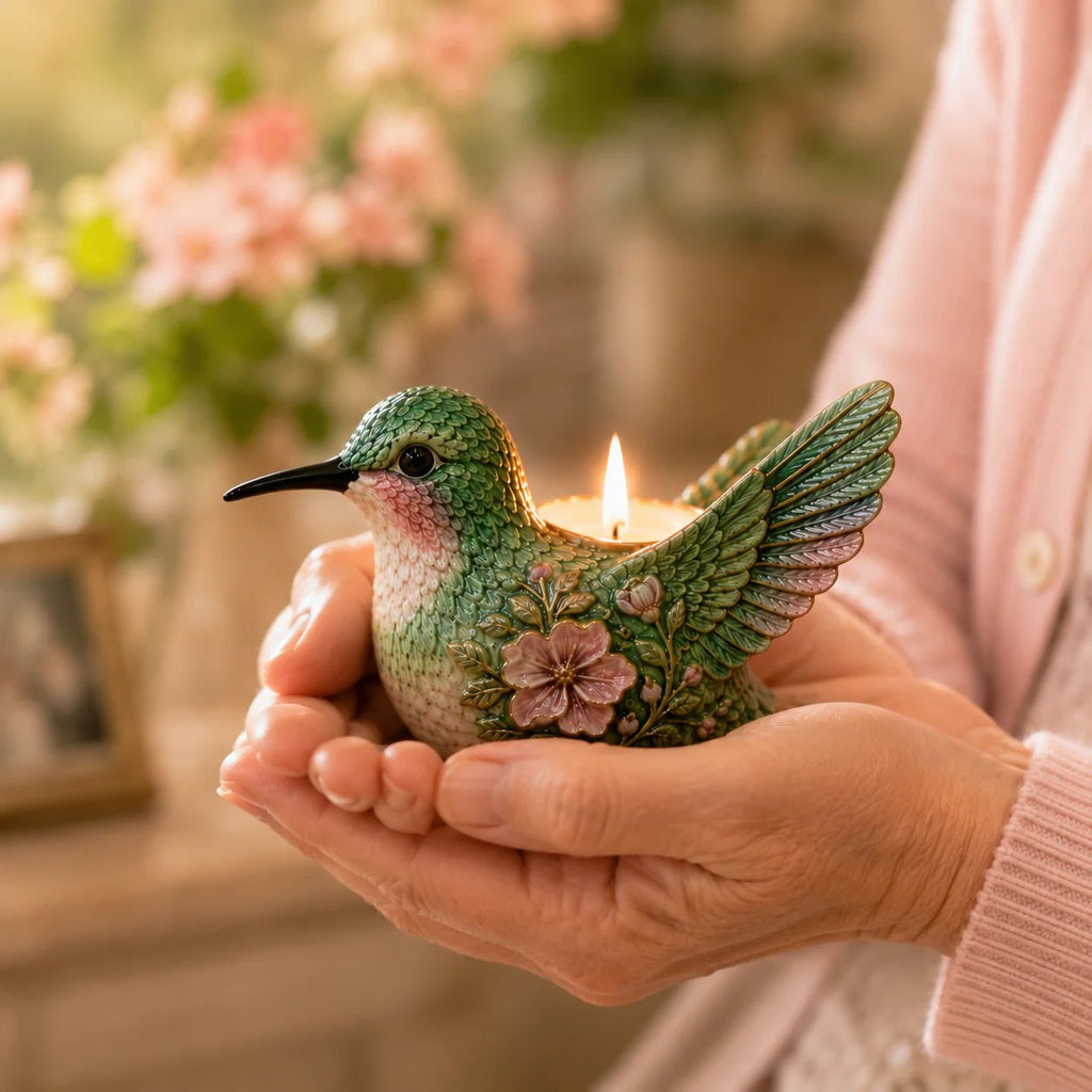 🌸Hummingbird Candle Holder Of Hope & Blessings