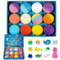 🛁 Natural Bath Bombs for Kids with Mega Bubbles & Surprise Inside 🥚