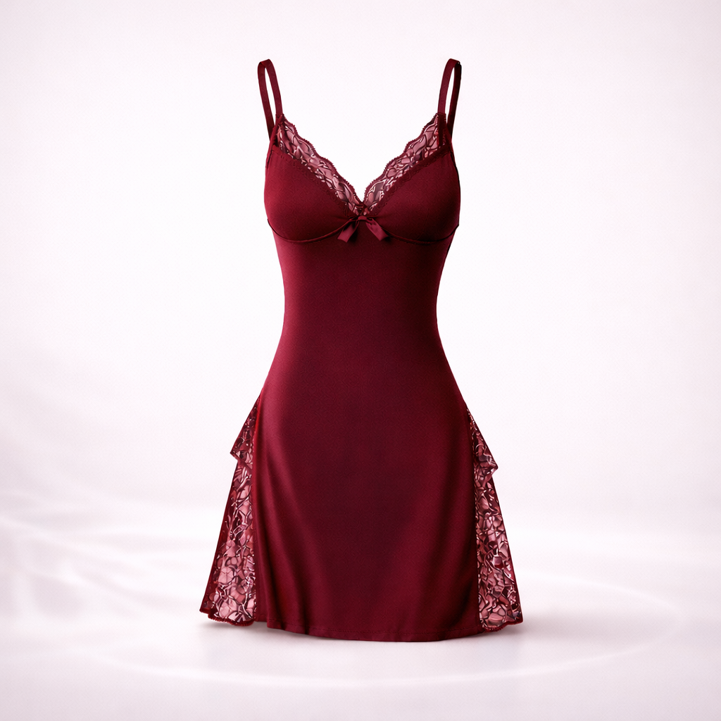 NightMuse💋Lace V-Neck Nightgown