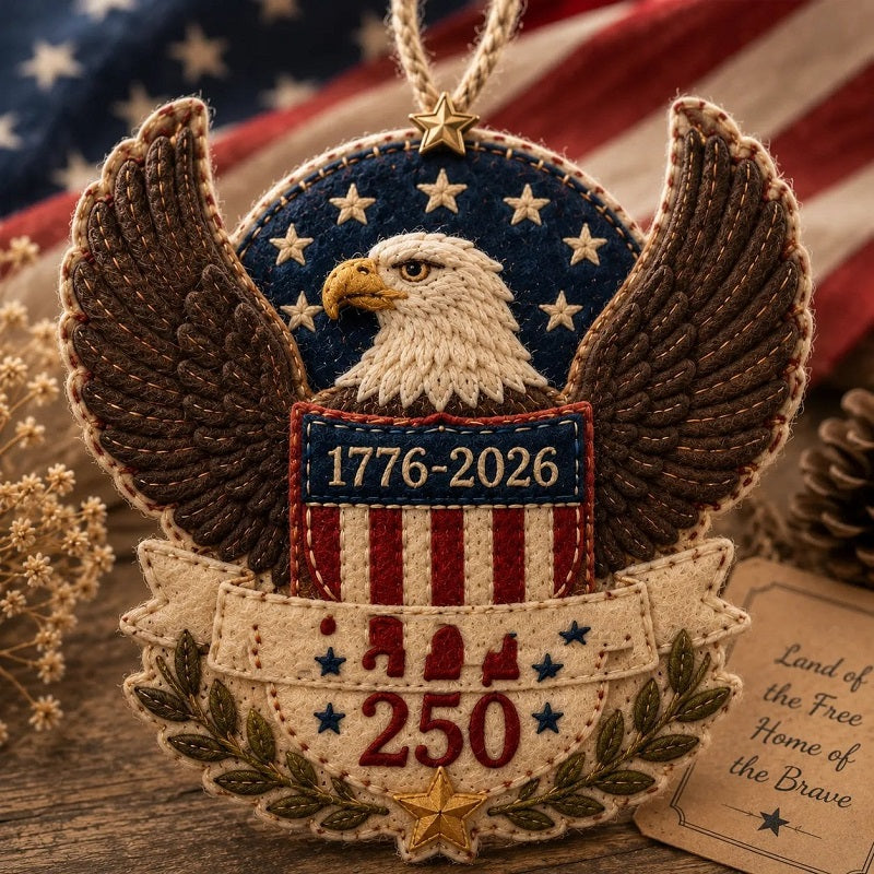 ✝️DIY Patriotic Poppy Cross Ornament Kit