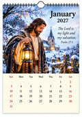 ✝️ 2027 Seasons of Faith Wall Calendar | 12 Months of Christian-Inspired Artwork, Peaceful Countryside Scenes & Shepherd Imagery for Home, Prayer Spaces & Meaningful Gifts 🌿