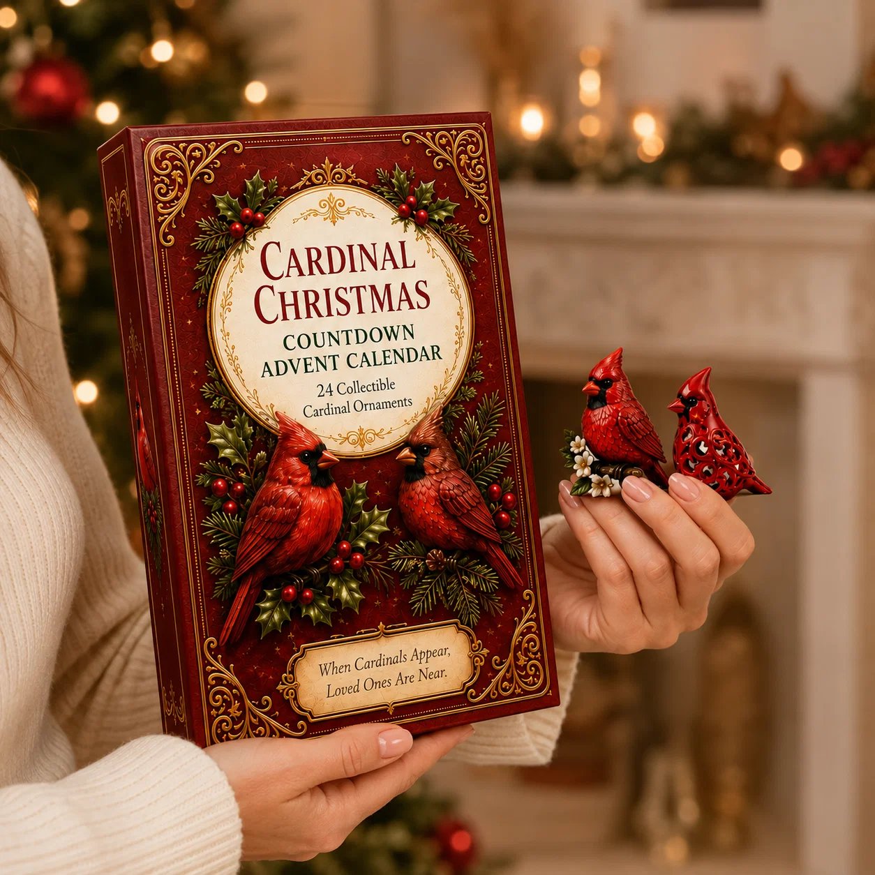 Cardinal Christmas 24-Day Countdown Calendar