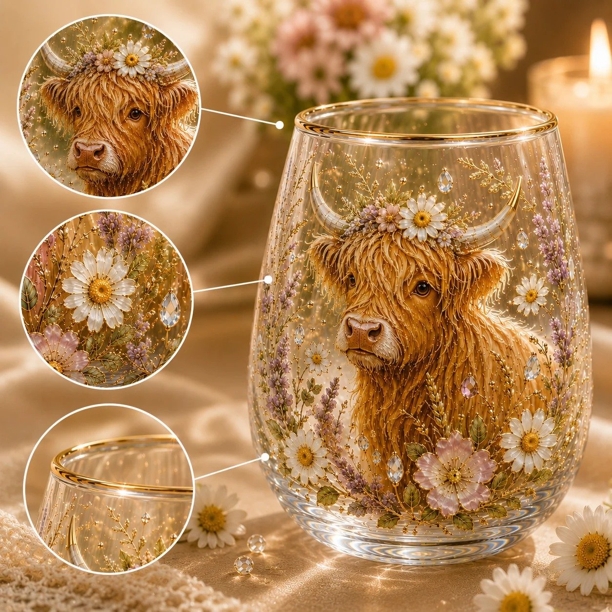 Limited Edition 2026 Garden Morning Bliss Glass Tea Cup☀️☕
