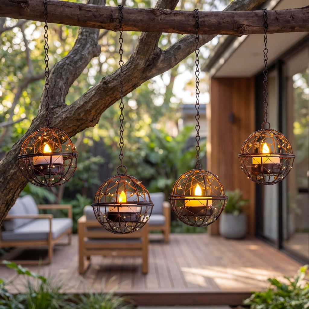 Outdoor Solar Hanging Lanterns