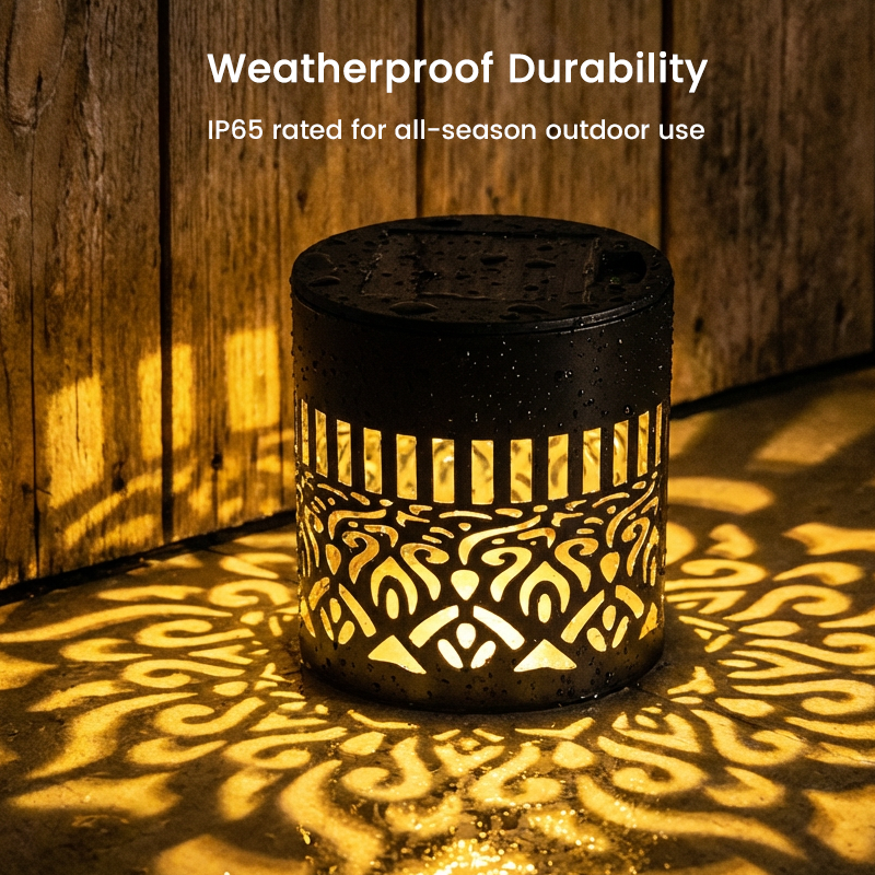 Solar Mandala Light for Garden & Patio