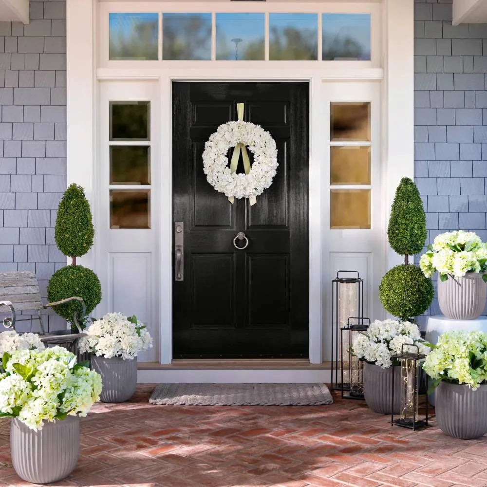 💐Artificial Outdoor Hydrangea Flowers - UV resistant, Waterproof, Windproof