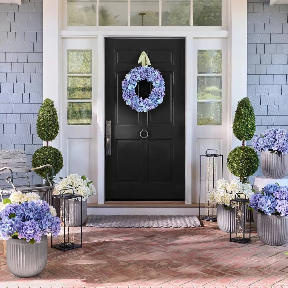 💐Artificial Outdoor Hydrangea Flowers - UV resistant, Waterproof, Windproof