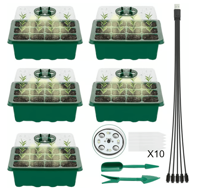 Seed Starter Trays with Grow Light