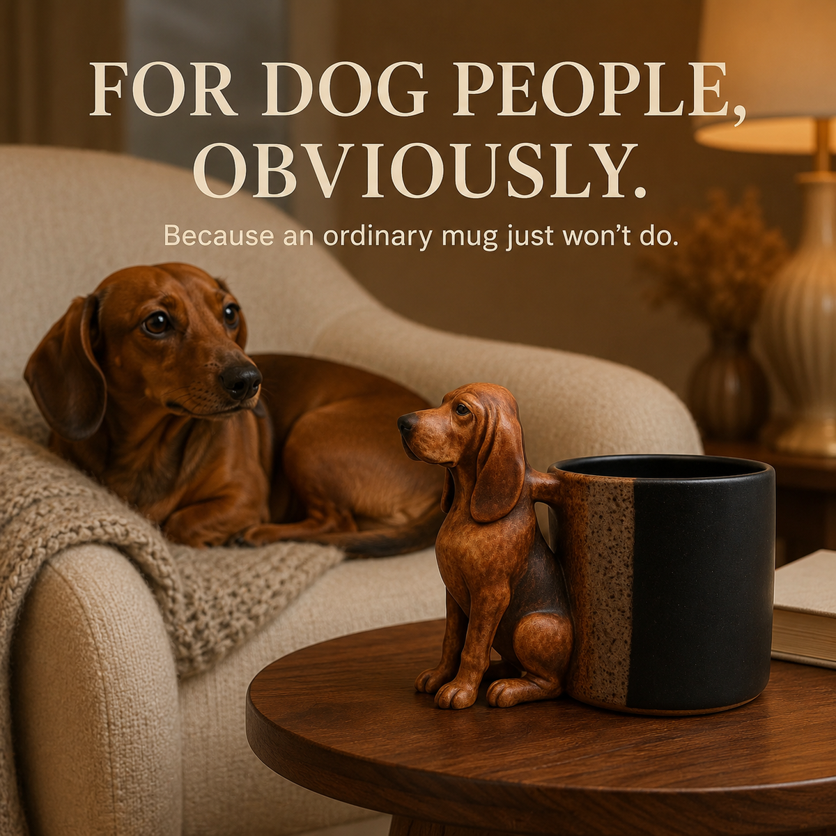 Handmade Dachshund Mug