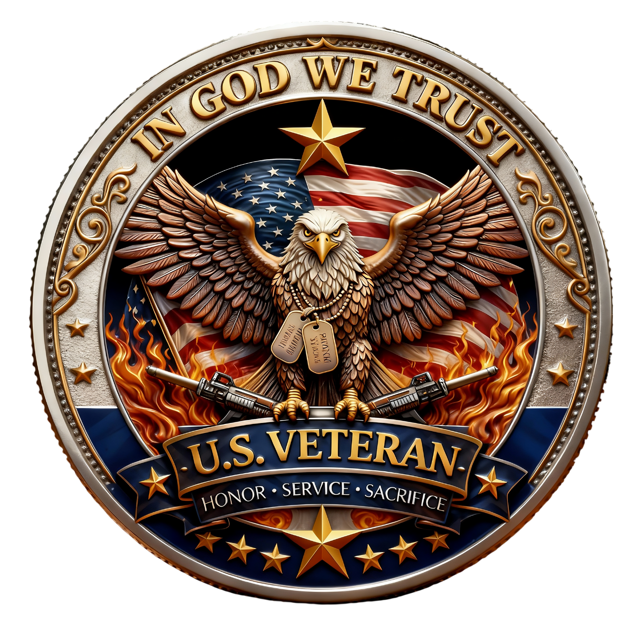 250 Years of Freedom Veteran Tribute Coin