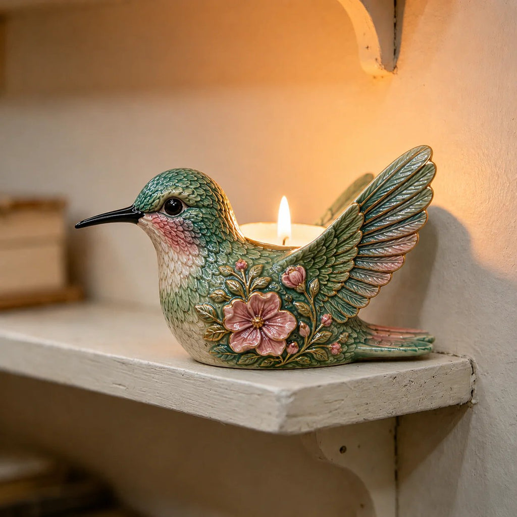 🌸Hummingbird Candle Holder Of Hope & Blessings